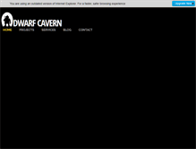 Tablet Screenshot of dwarfcavern.com